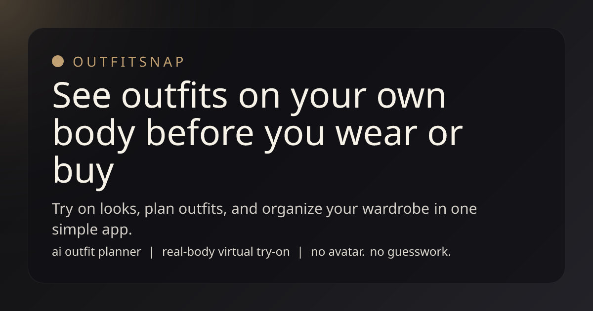 OutfitSnap preview